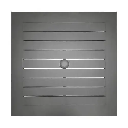 34" Sigma Table, 100% Aluminum, Black