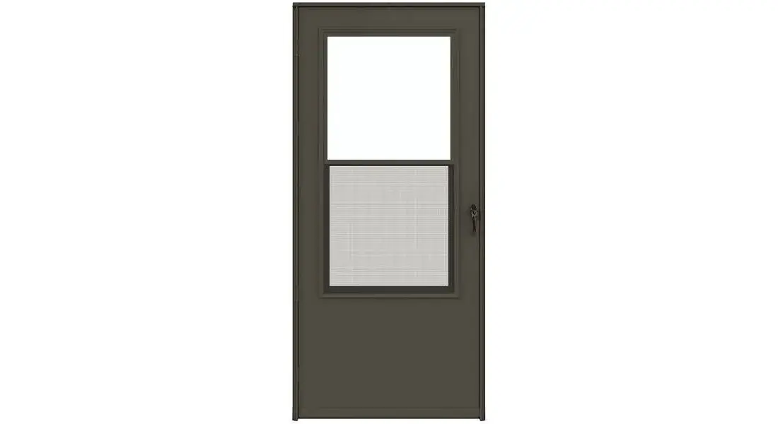 LARSON 029842U Life-Core Composite Surface Single-Vent Storm Door