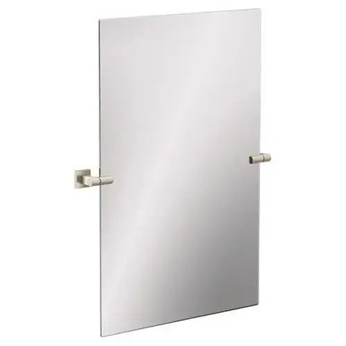 Triva Mirror Brushed Nickel Finish Triva Mirror Brushed Nickel Finish