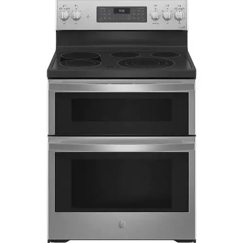 Ge Profile 30" Smart Free-Standing Electric Double Oven Range/air Fry, Stainless Ge Profile 30" Smart Free-Standing Electric Double Oven Range/air Fry, Stainless