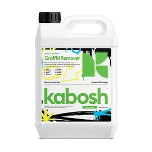 KABOSH 710-128 Kabosh Graffiti Remover, Porous Surface, 1 Gallon