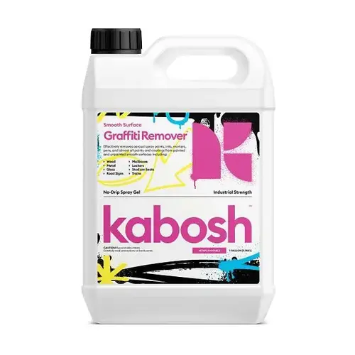 Kabosh Graffiti Remover, Smooth Surface, 1 Gallon