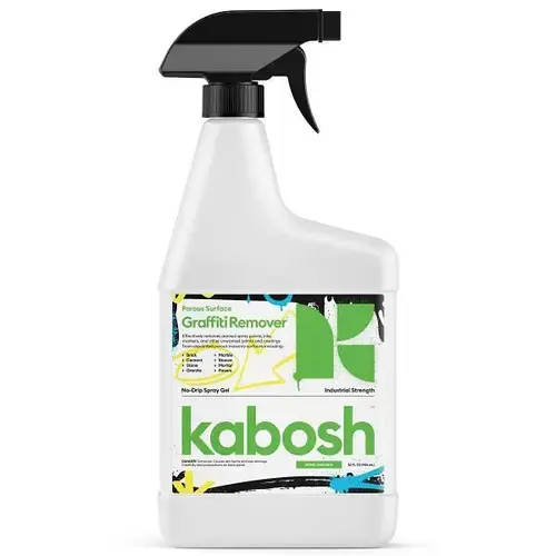 Kabosh Graffiti Remover, Porous Surface, 32 Oz