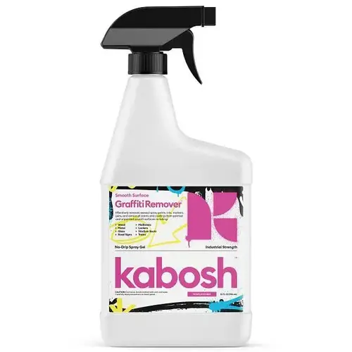 Kabosh Graffiti Remover, Smooth Surface, 32 Oz