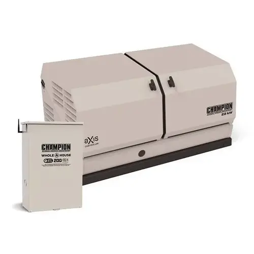 Champion Power Equipment 22000 W Dual Fuel Liquid Propane/natural Gas Home Stand Champion Power Equipment 22000 W Dual Fuel Liquid Propane/natural Gas Home Stand