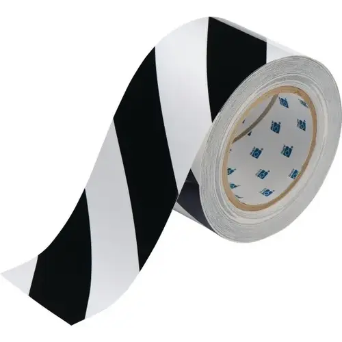 Toughstripe Floor Marking Tape 3 In W Black/White Roll Of 100 Feet Toughstripe Floor Marking Tape 3 In W Black/White Roll Of 100 Feet
