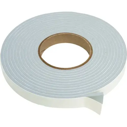 Vinyl Foam Tape, 3/8w X 3/16h X 17 ftL, Gray - pack of 4 Vinyl Foam Tape, 3/8w X 3/16h X 17 ftL, Gray - pack of 4