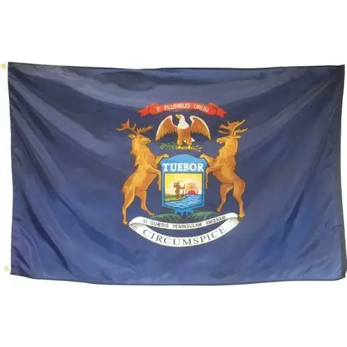 State Flag Michigan 5 ft X 3 ft