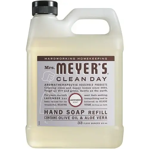 Mrs. Meyer'S Clean Day Liquid Hand Soap Refill, Lavender, 33 Oz Mrs. Meyer'S Clean Day Liquid Hand Soap Refill, Lavender, 33 Oz