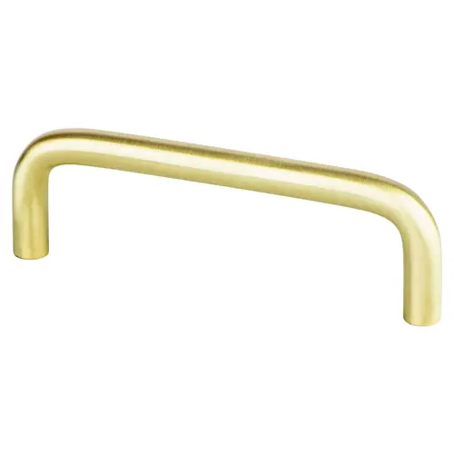 Advantage Wire Pulls 3 1/2 inch CC Satin Brass Steel Pull Advantage Wire Pulls 3 1/2 inch CC Satin Brass Steel Pull