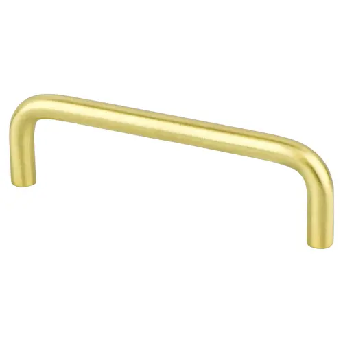 Advantage Wire Pulls 96mm CC Satin Brass Steel Pull Advantage Wire Pulls 96mm CC Satin Brass Steel Pull