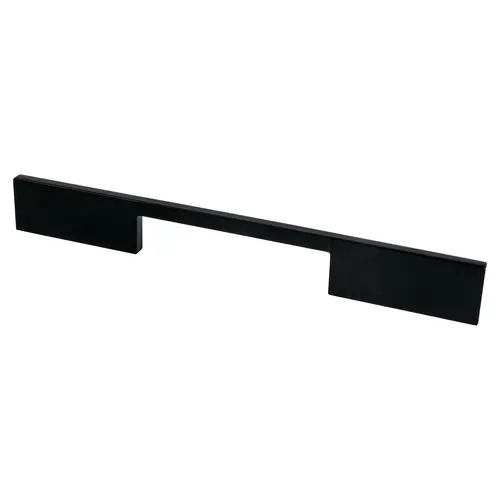 Berenson 7-9/16" I-Spazio Handle Pull, Black Berenson 7-9/16" I-Spazio Handle Pull, Black