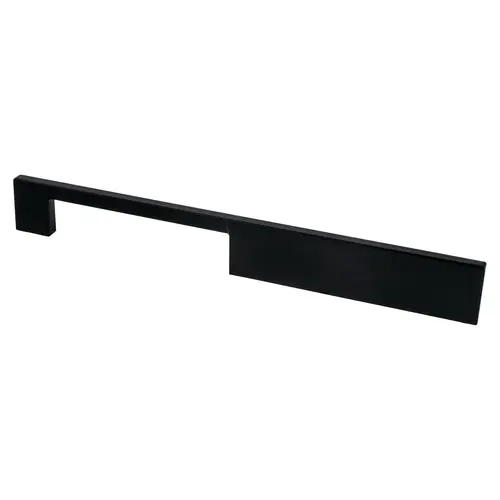 Berenson 7-9/16" I-Spazio Off Center Pull, Black Berenson 7-9/16" I-Spazio Off Center Pull, Black
