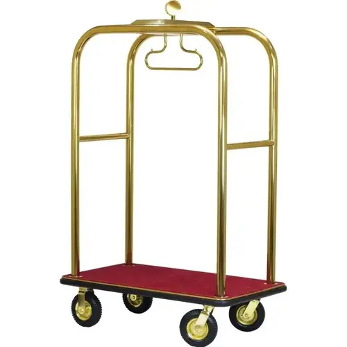 Boardwalk Gold Tone Bellman'S Cart