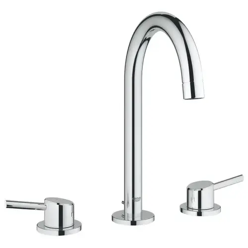 Concetto Chrome Large Size Widespread Two-Handle Bath Faucet 8 Concetto Chrome Large Size Widespread Two-Handle Bath Faucet 8