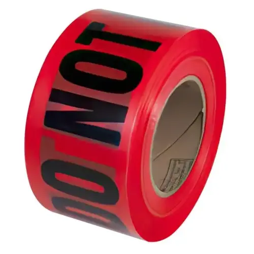 Red 2 Mil "danger Do Not Enter" Barricade Tape 3" X 1000 ft