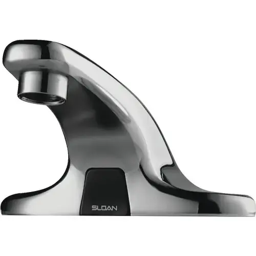 Optima Battery-Powered, Sensor-Operated Lavatory Faucet, 0.5 Gpm, 2.187" Spout Chrome