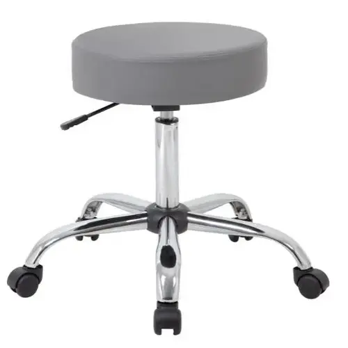 Caressoft Medical Stool, Grey Chrome Caressoft Medical Stool, Grey Chrome