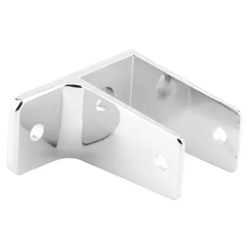 1 Ear Wall Bracket, For 3/4 In. Thick Panels, Zinc Alloy, Chrm Plated 1 Ear Wall Bracket, For 3/4 In. Thick Panels, Zinc Alloy, Chrm Plated