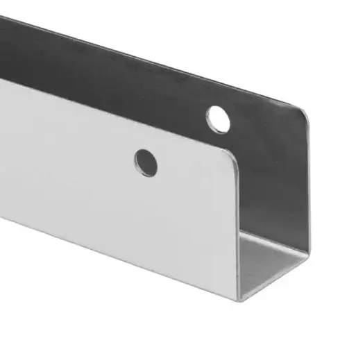 Sentry Wall Bracket, 1/2 In. X 57 In., Ss, U- Shape Bracket, 5 Hole Sentry Wall Bracket, 1/2 In. X 57 In., Ss, U- Shape Bracket, 5 Hole