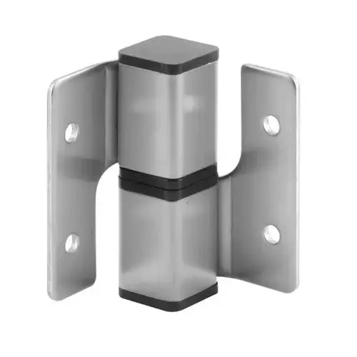 Sentry Sq Barrel Hinge Set, Left In/ Right Out, Ss Satin