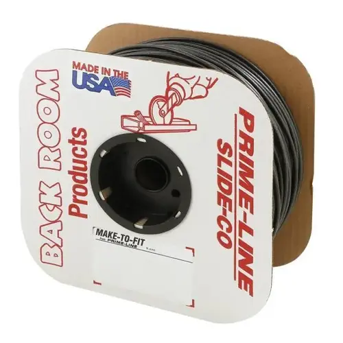 Screen Retainer Foam-Core Poly-Spline, 0.190in, Black, 500 Ft /Roll