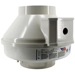 FANTECH FR150 120 Volt Thermoplastic Inline Centrifugal Duct Fan 6"