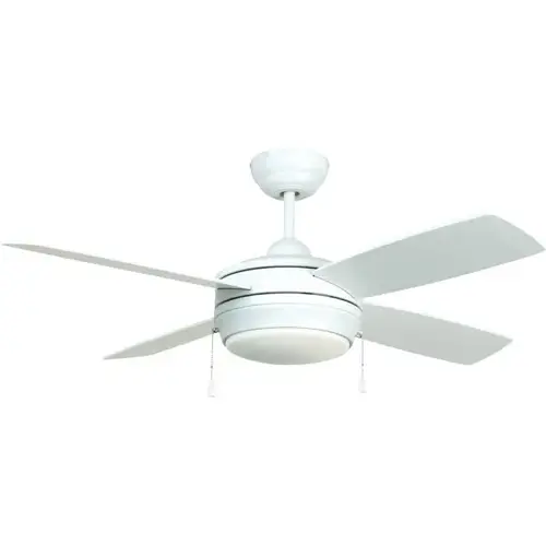 Laval 44 In. 4-Blade LED Ceiling Fan With Light (White)