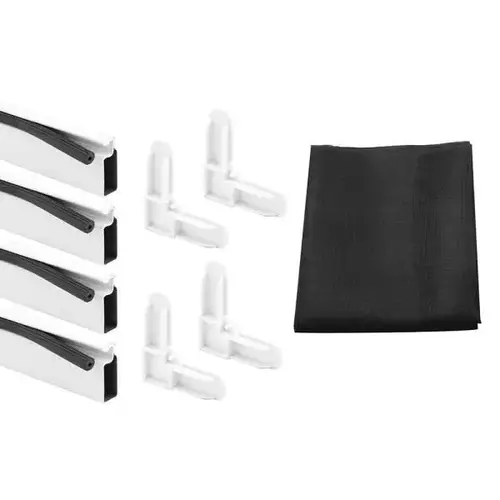 60 In. X 60 In. Aluminum Screen Frame Kit W/ Fiberglass Screen (White) 60 In. X 60 In. Aluminum Screen Frame Kit W/ Fiberglass Screen (White)