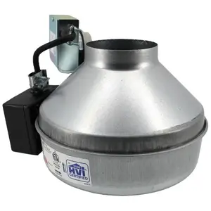 FANTECH DBF4XL 115 Volt Metal Dryer Booster Exhaust Fan With Relay