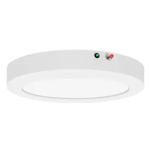 Access Lighting 20850LEDEM-WH/ACR 18 Watt, Indoor, Emergency Backup Led Round Flush Mount