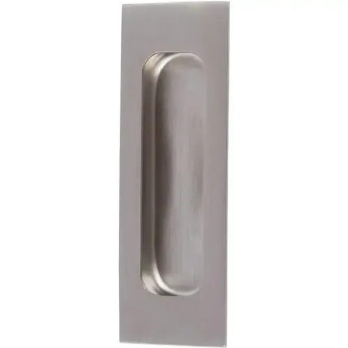 Barn Door Finger Pull - Flush Steel