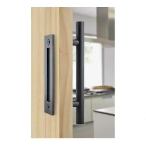 Barn Door Combo Flush W/Round Handle