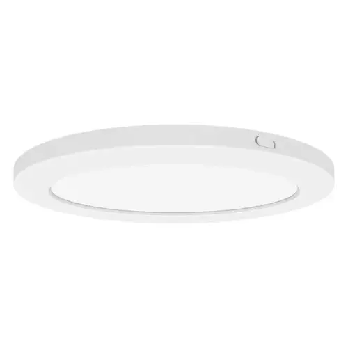 Modplus 12 In. Round Led Flush Mount Light (White)