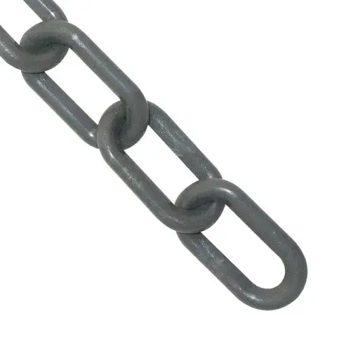 2 Inch Heavy Duty X 100 Feet Slate Gray Plastic Barrier Chain