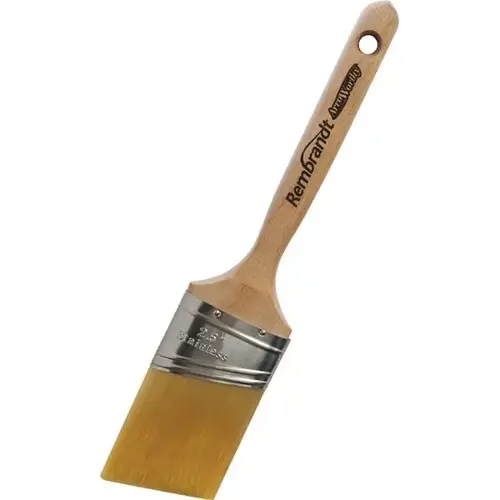 6420 2-1/2" Rembrandt Polyester Blend Semi-Oval Angle Sash Brush