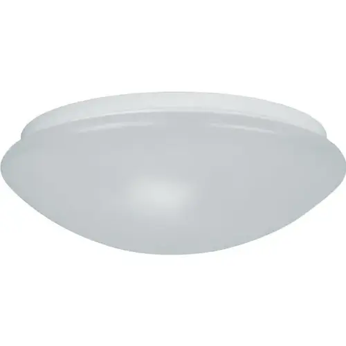 14 In. 2-Light Dome Led Flush Mount Light