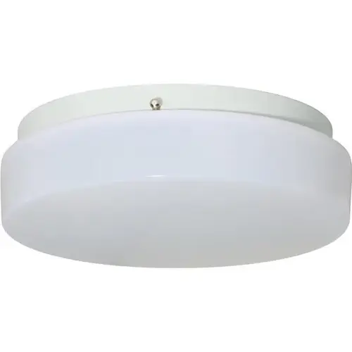 11 In. 1-Light Drum Incandescent Flush Mount Light