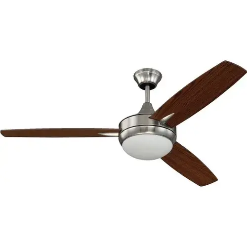 Targas 52 In. 3-Blade Led Ceiling Fan W/ Light (Brown) Targas 52 In. 3-Blade Led Ceiling Fan W/ Light (Brown)