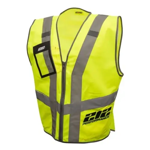 Safety Vest Hi-Viz Yellow Single Pack Inner Pocket Ansi 2 Medium Safety Vest Hi-Viz Yellow Single Pack Inner Pocket Ansi 2 Medium
