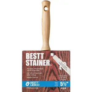 PSB / Bestt Liebco 501480900 501480900 #144 5-1/2" Master Stainer White China Bristle Block Brush