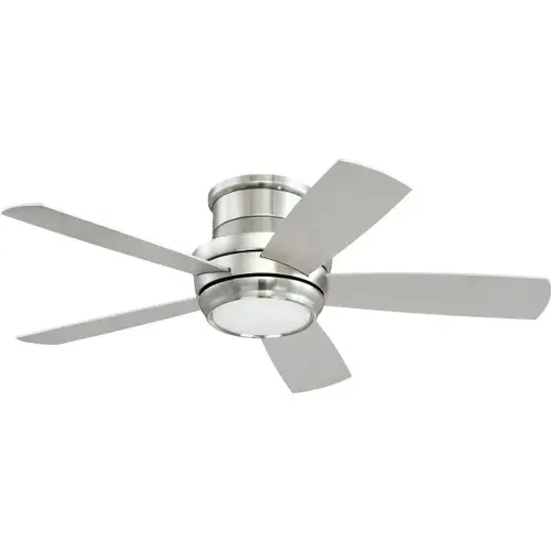 Tempo 44 In. 5-Blade Led Ceiling Fan W/ Light (Silver)