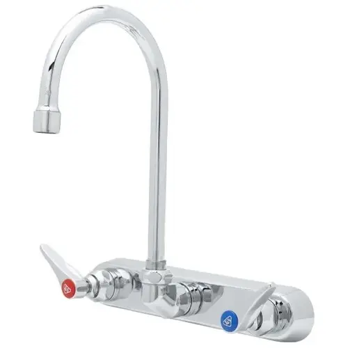 Workboard Faucet, 2.2 Gpm, 8" Center, Wall-Mount, Chrome Workboard Faucet, 2.2 Gpm, 8" Center, Wall-Mount, Chrome