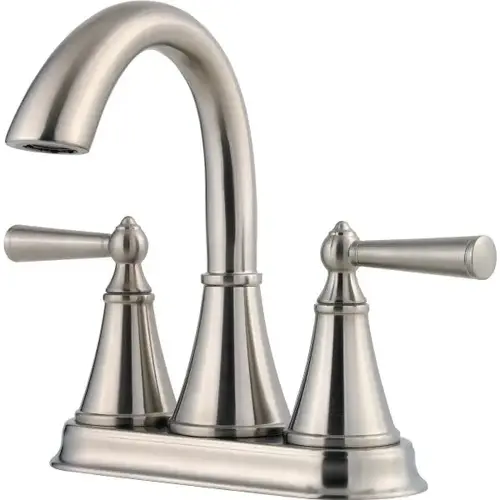 Saxton 2-Handle 4" Centerset Bathroom Faucet, Brushed Nickel Saxton 2-Handle 4" Centerset Bathroom Faucet, Brushed Nickel