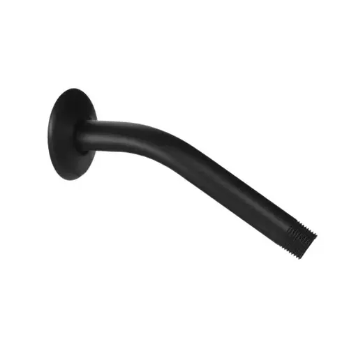 8" Wall Mount Shower Arm With Sure Grip Flange Matte Black 8" Wall Mount Shower Arm With Sure Grip Flange Matte Black
