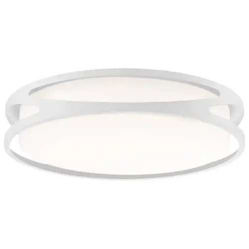 Lucia 22 In. Led Flush Mount Light (White)