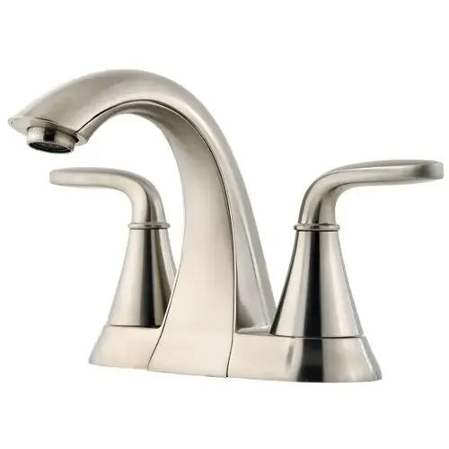Pasadena 2-Handle 4" Centerset Bathroom Faucet In Brushed Nickel Pasadena 2-Handle 4" Centerset Bathroom Faucet In Brushed Nickel