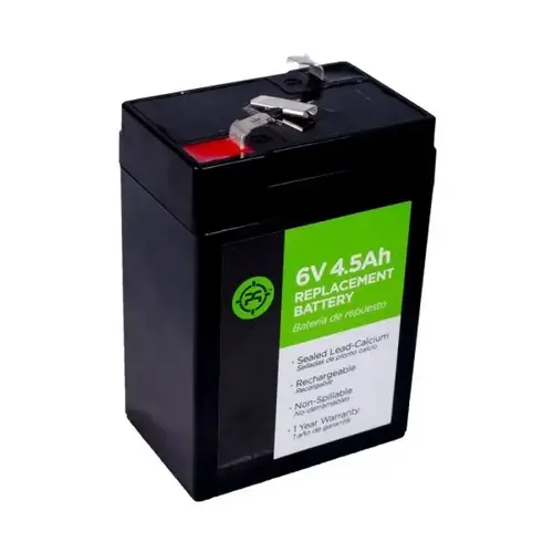 Lead Acid 6-Volt 4.5 Ah Black Replacement Battery Lead Acid 6-Volt 4.5 Ah Black Replacement Battery