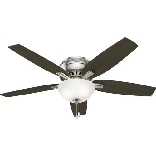 Newsome 52 In. 5-Blade Ceiling Fan W/ Light (Brushed Nickel)