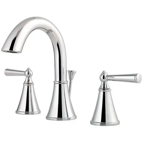 Saxton 2-Handle 8" Widespread Bathroom Faucet, Polished Chrome Saxton 2-Handle 8" Widespread Bathroom Faucet, Polished Chrome